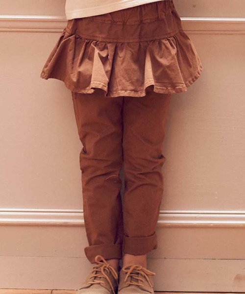 RUGGEDWORKS(ラゲッドワークス)の「起毛フリルロングパンツ(その他パンツ・キッズ・カーキオリーブ/ライトブルー/キャメル/ピンク/ネイビー・140cm/110cm/120cm/130cm/100cm/80cm/90cm)」の5枚目の写真