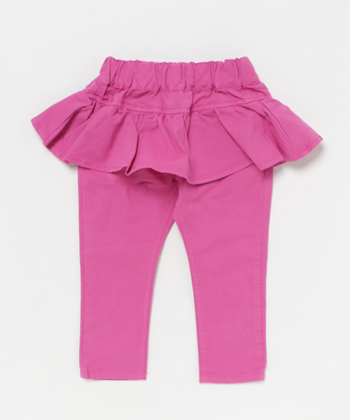 RUGGEDWORKS(ラゲッドワークス)の「起毛フリルロングパンツ(その他パンツ・キッズ・カーキオリーブ/ライトブルー/キャメル/ピンク/ネイビー・140cm/110cm/120cm/130cm/100cm/80cm/90cm)」の1枚目の写真