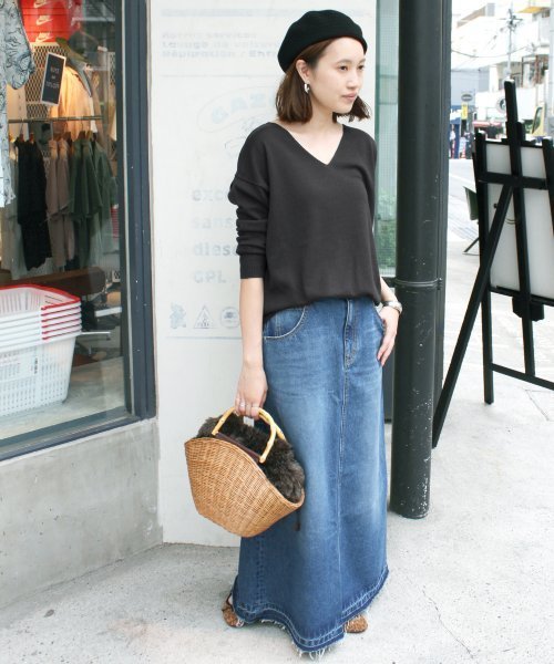 SLOBE IENA - 【最終価格】スローブイエナ＊ウォッシャブルウールスムースプルオーバー セール】12GウォッシャブルウールVネックプルオーバー◇（ニット