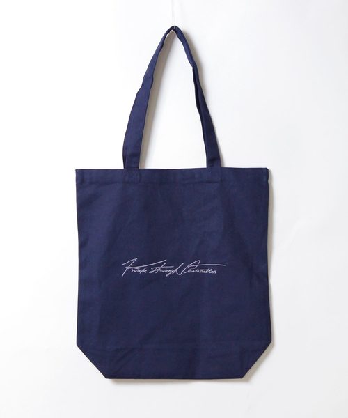 knock through abstraction(ノックスルーアブストラクション)の「【knock through abstraction/ノックスルーアブストラクション】sign logo tote/サインロゴ刺繍トート(トートバッグ・レディース・ブラック/ナチュラル/ネイビー/グレー/その他2/その他1/その他3/その他4/その他5/レッド/その他6・FREE)」の5枚目の写真