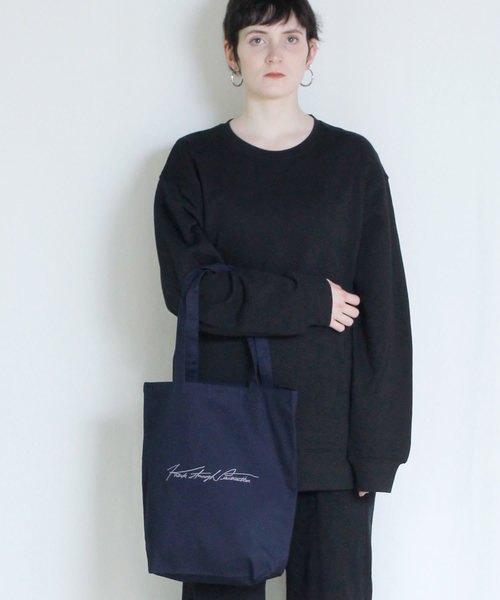 knock through abstraction(ノックスルーアブストラクション)の「【knock through abstraction/ノックスルーアブストラクション】sign logo tote/サインロゴ刺繍トート(トートバッグ・レディース・ブラック/ナチュラル/ネイビー/グレー/その他2/その他1/その他3/その他4/その他5/レッド/その他6・FREE)」の22枚目の写真