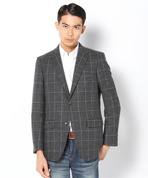 メンズビギ ハリスツイード【お洒落な一着】MEN'S BIGI Harris Tweed