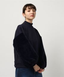 PUNYUS | ボリュームファー袖スウェット(スウェット)