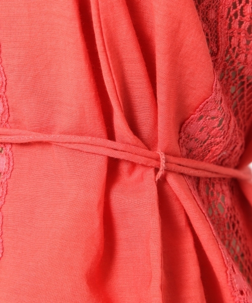 laboratory work（ラボラトリーワーク）の「アンティークレースブラウス（シャツ/ブラウス・レディース・オフホワイト/ブラック/ピンク・MEDIUM）」の11枚目の写真