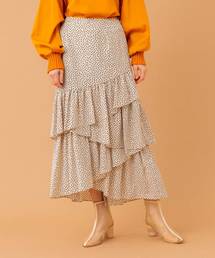 UNITED TOKYO | ドットティアードスカート(スカート)