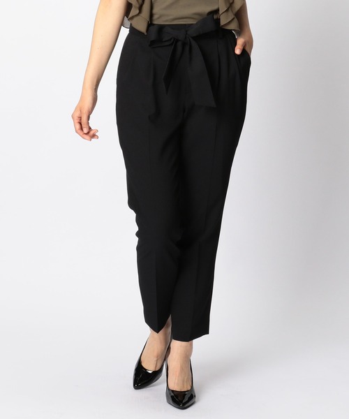 NARACAMICIE(ナラカミーチェ)の「ポコポコテーパードパンツ(その他パンツ・レディース・ブラック/ベージュ・MEDIUM)」の2枚目の写真