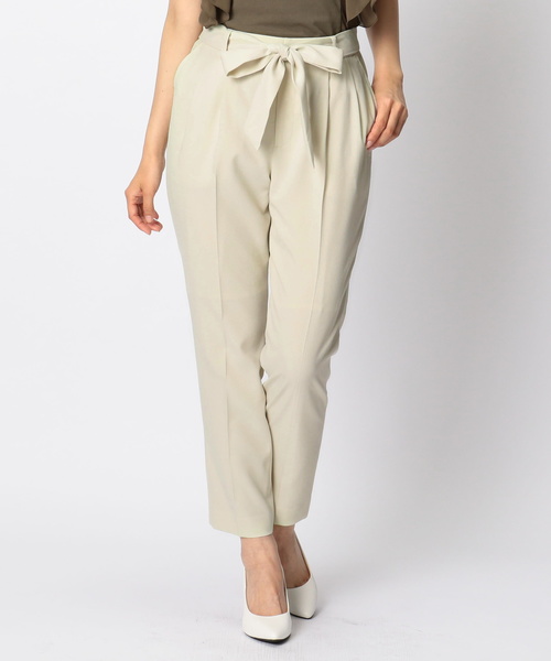 NARACAMICIE(ナラカミーチェ)の「ポコポコテーパードパンツ(その他パンツ・レディース・ブラック/ベージュ・MEDIUM)」の3枚目の写真