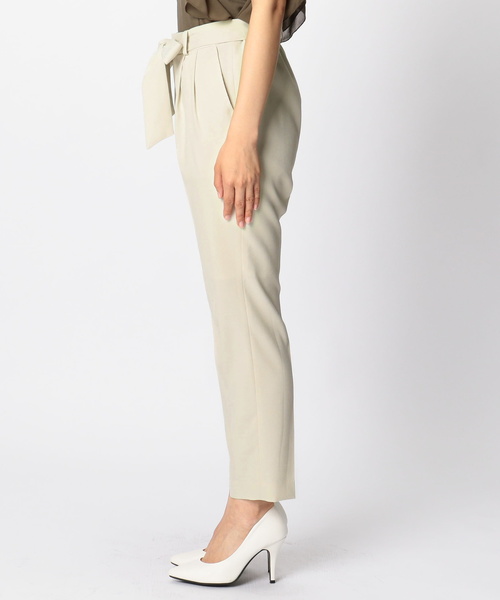 NARACAMICIE(ナラカミーチェ)の「ポコポコテーパードパンツ(その他パンツ・レディース・ブラック/ベージュ・MEDIUM)」の12枚目の写真