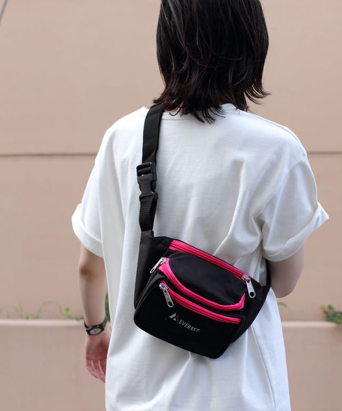 EVEREST（エベレスト）の「EVEREST / エベレスト　ウエストバッグ FUNNY PACK（ボディバッグ/ウエストポーチ・レディース・ブラック/パープル/レッド/ターコイズブルー/ブラック系その他2/カモフラージュ・FREE）」の21枚目の写真