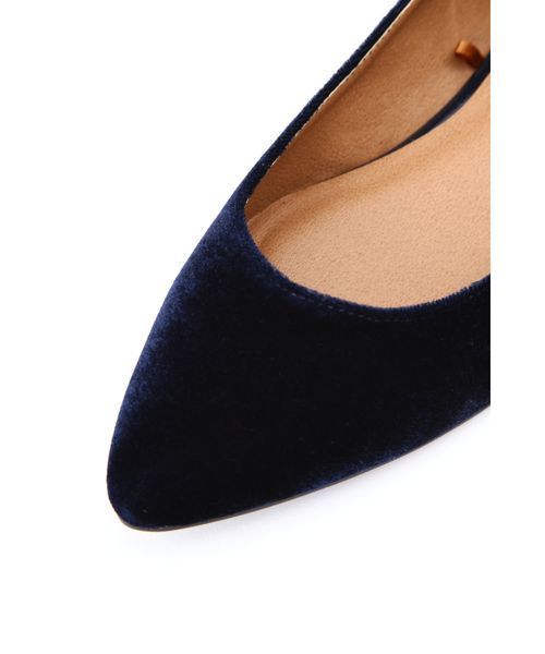 NATURAL BEAUTY BASIC（ナチュラルビューティーベーシック）の「【otonaMUSE 12月号掲載】ベルベットメタルフラット（パンプス・レディース・ネイビー/パープル系その他・23.5cm/24.5cm/23.0cm/24.0cm）」の11枚目の写真