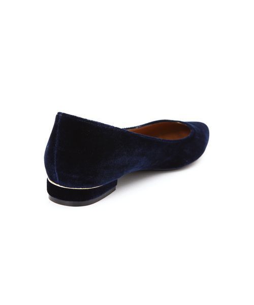 NATURAL BEAUTY BASIC（ナチュラルビューティーベーシック）の「【otonaMUSE 12月号掲載】ベルベットメタルフラット（パンプス・レディース・ネイビー/パープル系その他・23.5cm/24.5cm/23.0cm/24.0cm）」の10枚目の写真