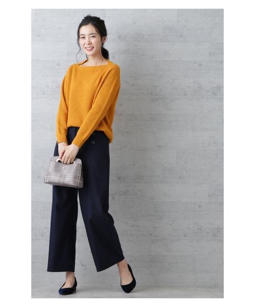 NATURAL BEAUTY BASIC（ナチュラルビューティーベーシック）の「【otonaMUSE 12月号掲載】ベルベットメタルフラット（パンプス・レディース・ネイビー/パープル系その他・23.5cm/24.5cm/23.0cm/24.0cm）」の7枚目の写真