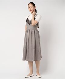 axes femme | チェック柄キャミワンピース(ワンピース)