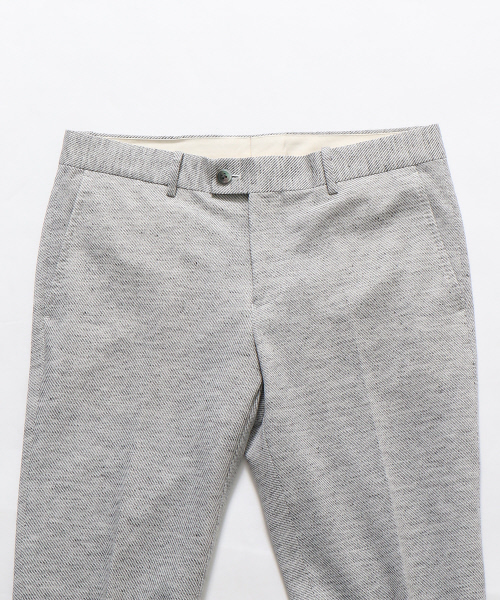 ABAHOUSE(アバハウス)の「【Recency of Mine/セットアップ対応】TOP LINEN ニットツイルパンツ(その他パンツ・メンズ・ネイビー/アイボリー・46/48/44/50)」の4枚目の写真