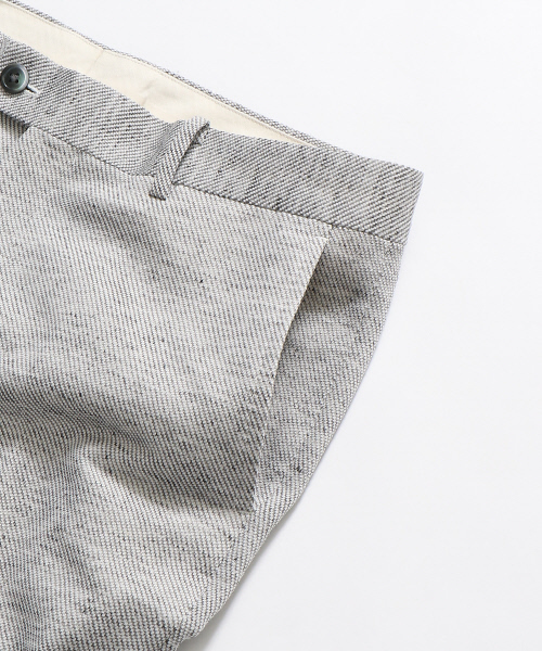 ABAHOUSE(アバハウス)の「【Recency of Mine/セットアップ対応】TOP LINEN ニットツイルパンツ(その他パンツ・メンズ・ネイビー/アイボリー・46/48/44/50)」の6枚目の写真