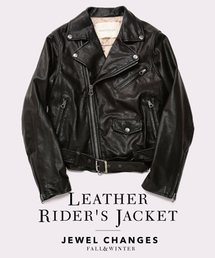 Jewel Changes | JCUR　レザー ダブル ライダース(ライダースジャケット)