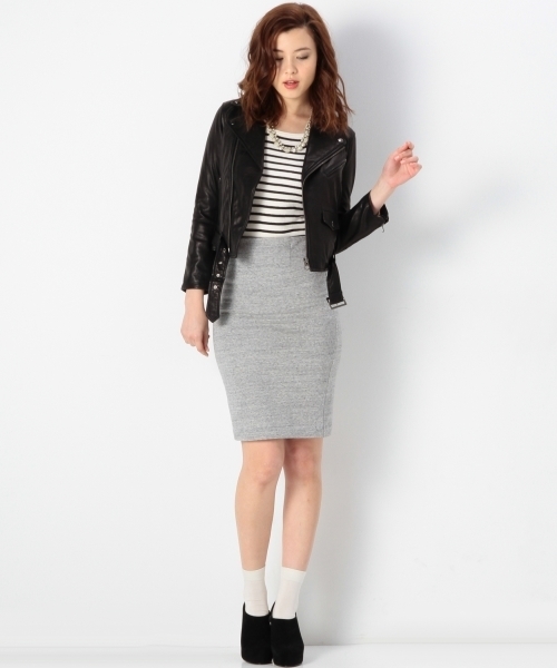 Jewel Changes(ジュエルチェンジズ)の「JCUR レザー ダブル ライダース(ライダースジャケット・レディース・ブラック・36/38)」の21枚目の写真