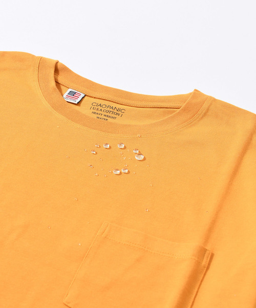 Ciaopanic チャオパニック の Usaコットンcoolmax撥水tシャツ ビッグシルエット 汗ジミ防止 Tシャツ カットソー Wear