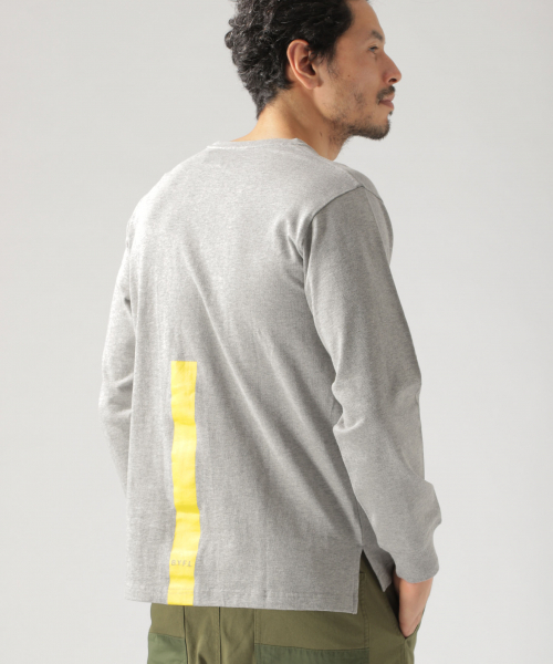 EVERLAST(スポーツ・ライフスタイル)(エバーラスト)の「EVERLAST(エバーラスト)】別注OE L/ST(Tシャツ/カットソー・メンズ・ホワイト/ブラック/グレー・SMALL/MEDIUM/LARGE)」の5枚目の写真