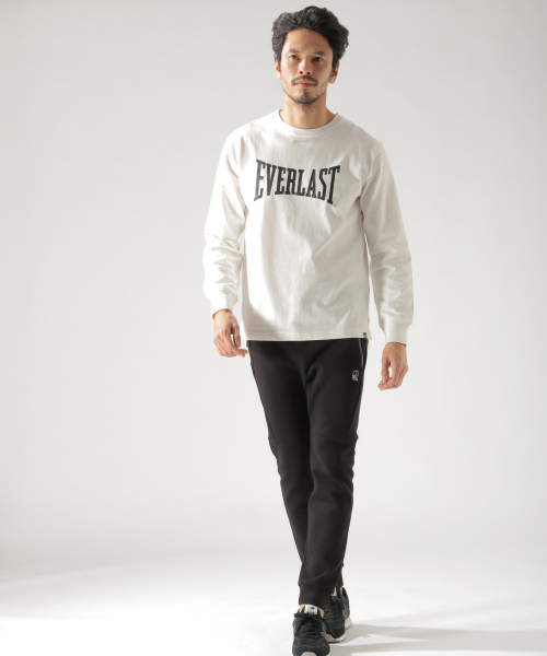 EVERLAST(スポーツ・ライフスタイル)(エバーラスト)の「EVERLAST(エバーラスト)】別注OE L/ST(Tシャツ/カットソー・メンズ・ホワイト/ブラック/グレー・SMALL/MEDIUM/LARGE)」の7枚目の写真
