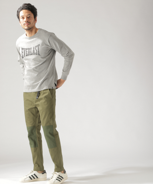 EVERLAST(スポーツ・ライフスタイル)(エバーラスト)の「EVERLAST(エバーラスト)】別注OE L/ST(Tシャツ/カットソー・メンズ・ホワイト/ブラック/グレー・SMALL/MEDIUM/LARGE)」の8枚目の写真