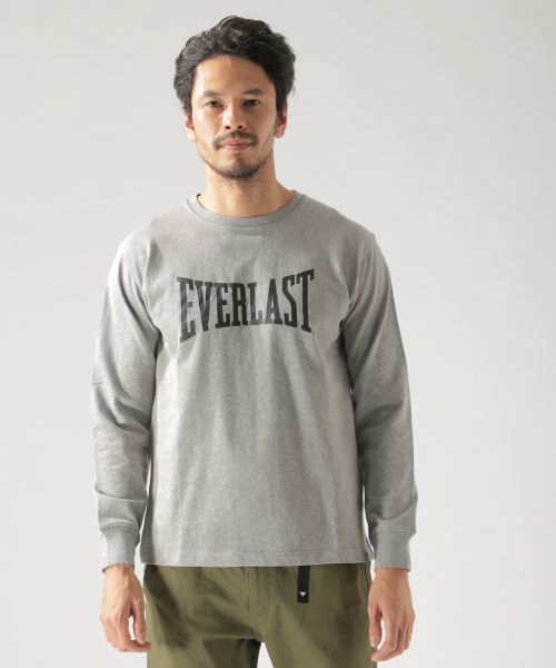EVERLAST(スポーツ・ライフスタイル)(エバーラスト)の「EVERLAST(エバーラスト)】別注OE L/ST(Tシャツ/カットソー・メンズ・ホワイト/ブラック/グレー・SMALL/MEDIUM/LARGE)」の10枚目の写真