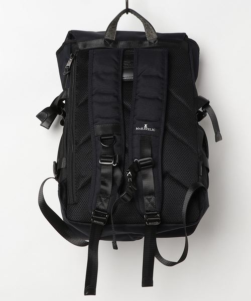 MAKAVELIC(マキャベリック)の「【MAKAVELIC】ダブルラインフラップバックパック/CHASE DOUBLE LINE BACKPACK/3106-10107(バックパック/リュック・メンズ・ブラック/ネイビー/レッド・FREE)」の19枚目の写真