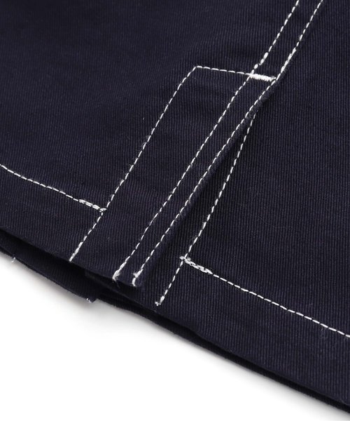 apres les cours(アプレレクール)の「ビスチェジャンスカ(ジャンパースカート・キッズ・ネイビー/オフホワイト・80/90/120/130/140/100/110)」の14枚目の写真