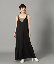 LOWRYS FARM | サテンキャミワンピース　833088(ワンピース)