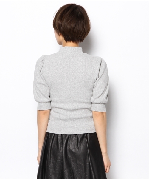 one after another NICE CLAUP（ワンアフターアナザーナイスクラップ）の「【ナイスクラップ】テレコハイネックプルオーバー（Tシャツ/カットソー・レディース・アイボリー/ピンク/ミント/グレー/ブラック・FREE）」の10枚目の写真