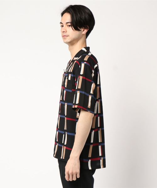 JUNRED（ジュンレッド）の「幾何学柄半袖シャツ（シャツ/ブラウス