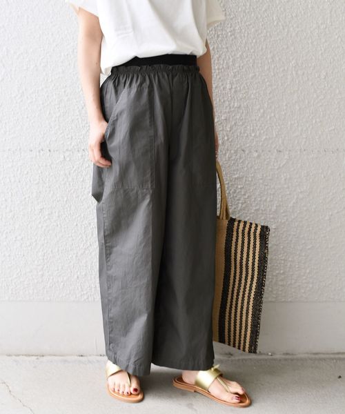 liflattie ships(リフラティ シップス)の「liflattie ships:イージークロップドパンツ◇(その他パンツ・レディース・チャコールグレー/ナチュラル/グリーン・SMALL/MEDIUM)」の16枚目の写真