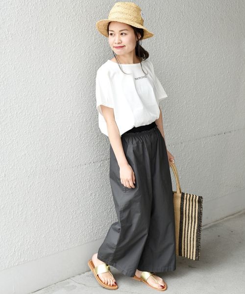 liflattie ships(リフラティ シップス)の「liflattie ships:イージークロップドパンツ◇(その他パンツ・レディース・チャコールグレー/ナチュラル/グリーン・SMALL/MEDIUM)」の17枚目の写真