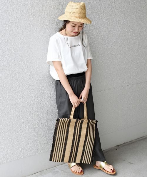 liflattie ships(リフラティ シップス)の「liflattie ships:イージークロップドパンツ◇(その他パンツ・レディース・チャコールグレー/ナチュラル/グリーン・SMALL/MEDIUM)」の18枚目の写真
