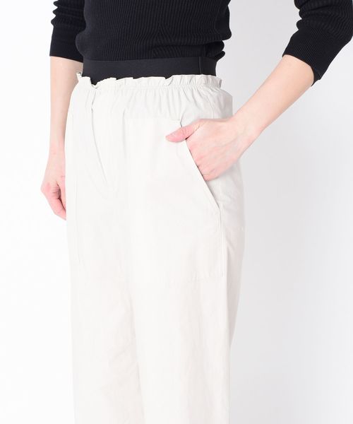 liflattie ships(リフラティ シップス)の「liflattie ships:イージークロップドパンツ◇(その他パンツ・レディース・チャコールグレー/ナチュラル/グリーン・SMALL/MEDIUM)」の7枚目の写真