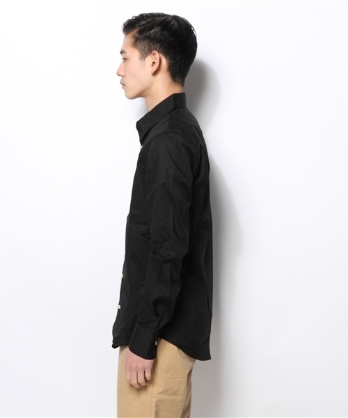 TOMMY HILFIGER（トミーヒルフィガー）の「SABIM SHIRT L/S KIR（シャツ/ブラウス・メンズ・ホワイト/ブラック・LARGE/X-LARGE/SMALL/MEDIUM）」の8枚目の写真