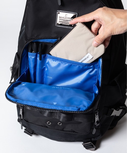 MAKAVELIC(マキャベリック)の「SIERRA BIVOUAC DAYPACK/バックパック リュック(バックパック/リュック・メンズ・ブラック/ダークネイビー・FREE)」の14枚目の写真