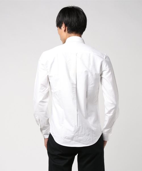 Maison Kitsune（メゾンキツネ）の「OXFORD TRICOLOR FOX PATCH CLASSIC SHIRT（シャツ/ブラウス・メンズ・ホワイト/ネイビー・38/39/40/37/41）」の10枚目の写真