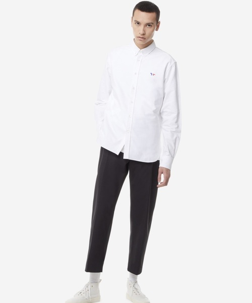 Maison Kitsune（メゾンキツネ）の「OXFORD TRICOLOR FOX PATCH CLASSIC SHIRT（シャツ/ブラウス・メンズ・ホワイト/ネイビー・38/39/40/37/41）」の3枚目の写真