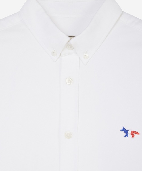 Maison Kitsune（メゾンキツネ）の「OXFORD TRICOLOR FOX PATCH CLASSIC SHIRT（シャツ/ブラウス・メンズ・ホワイト/ネイビー・38/39/40/37/41）」の6枚目の写真