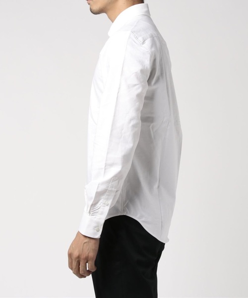 Maison Kitsune（メゾンキツネ）の「OXFORD TRICOLOR FOX PATCH CLASSIC SHIRT（シャツ/ブラウス・メンズ・ホワイト/ネイビー・38/39/40/37/41）」の8枚目の写真