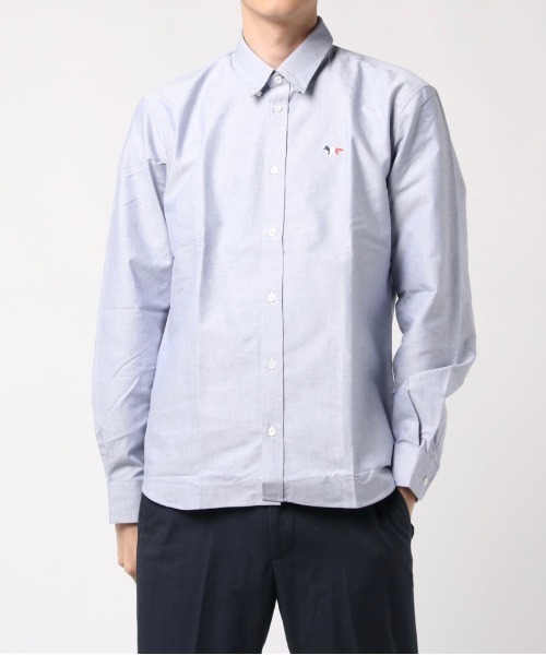 Maison Kitsune（メゾンキツネ）の「OXFORD TRICOLOR FOX PATCH CLASSIC SHIRT（シャツ/ブラウス・メンズ・ホワイト/ネイビー・38/39/40/37/41）」の13枚目の写真