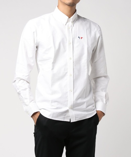 Maison Kitsune（メゾンキツネ）の「OXFORD TRICOLOR FOX PATCH CLASSIC SHIRT（シャツ/ブラウス・メンズ・ホワイト/ネイビー・38/39/40/37/41）」の20枚目の写真