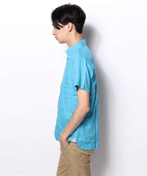 TOMMY HILFIGER（トミーヒルフィガー）の「SOLID LINEN SHIRT S/S（シャツ/ブラウス・メンズ・ホワイト/ブルー/ネイビー/レッド・X-LARGE/SMALL/MEDIUM/LARGE）」の12枚目の写真