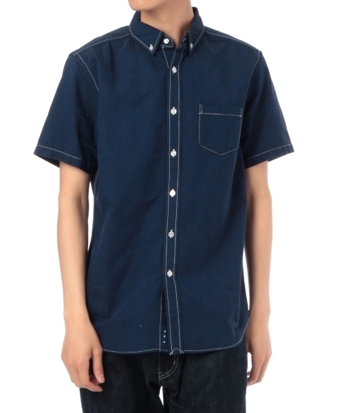 THE SHOP TK (ザ ショップ ティーケー )の「半袖オックスフォードシャツ(シャツ/ブラウス・メンズ・ホワイト/ブルー/ブルー系1/ネイビー/グレー/グリーン/レッド・02/03/04)」の4枚目の写真