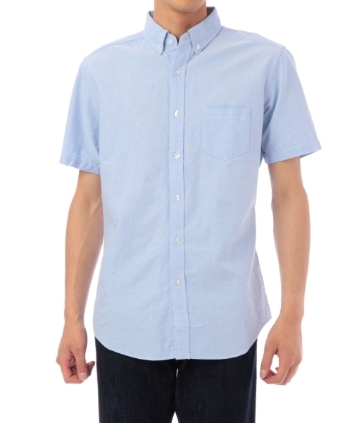 THE SHOP TK (ザ ショップ ティーケー )の「半袖オックスフォードシャツ(シャツ/ブラウス・メンズ・ホワイト/ブルー/ブルー系1/ネイビー/グレー/グリーン/レッド・02/03/04)」の5枚目の写真