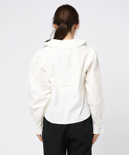 WEGO(ウィゴー)の「WEGO/ビッグカラーパールボタンブラウス(シャツ/ブラウス・レディース・パープル/ホワイト/ライトブラウン/ブラック系その他2・FREE)」の19枚目の写真