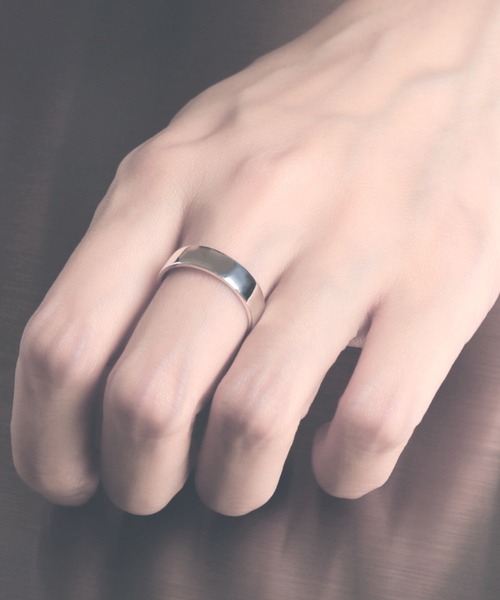 YArKA/ヤーカ】silver925 5mm plane ring [pwo]/シルバー925 5