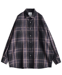 トップス SHAREEF TARTAN CHECK P/O PARKA SHAREEF（シャリーフ）の「TARTAN CHECK L/S SHIRTS（シャツ