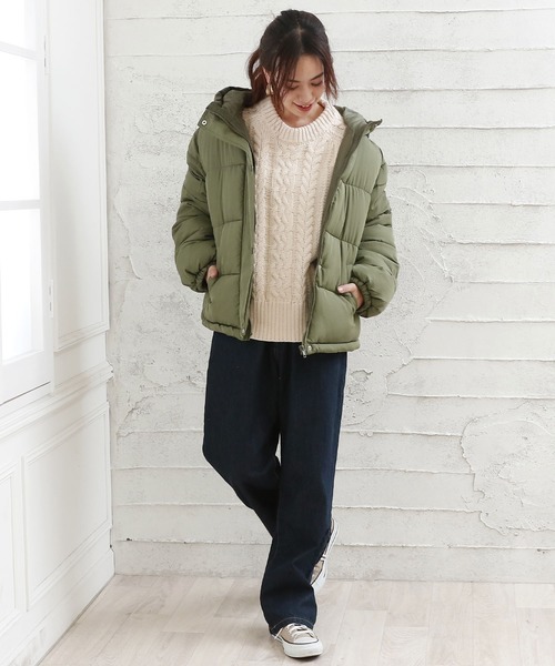 Girly Doll(ガーリードール)の「ケーブルタートルニット(ニット/セーター・レディース・ブラック/ブラック系その他/アイボリー/ホワイト系その他/ブラウン/ブラウン系その他・FREE)」の15枚目の写真